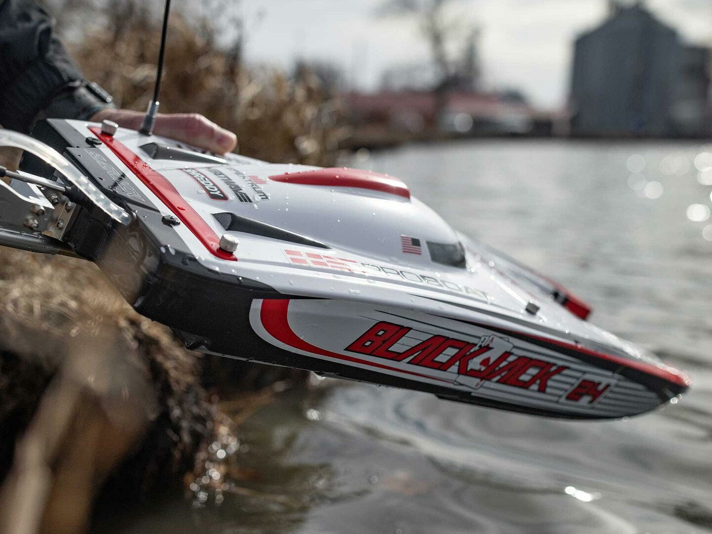 Blackjack 24" V2 Catamaran Brushless RTR, Vegas Offshore - Image 20