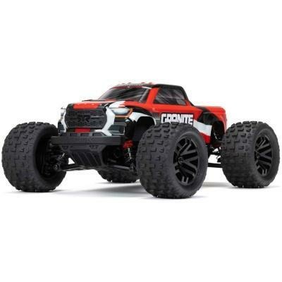ARRMA 1/18 GRANITE GROM MEGA 4X4 MT with Battery & Charger Red