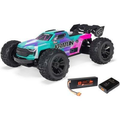 TEAL AND PINK 1/16 MINI KRATON 3S DSC 4X4 RTR WITH BATTERY AND CHARGER