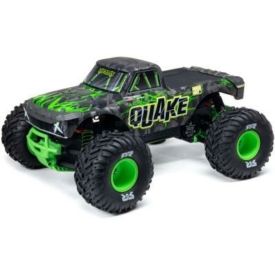 black and green 1/10 QUAKE 223S DSC 2WD RTR Brushless Monster Truck