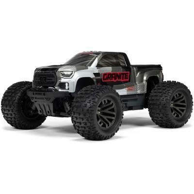 gun metal 1/10 GRANITE 223S DSC 4X4 RTR Monster Truck