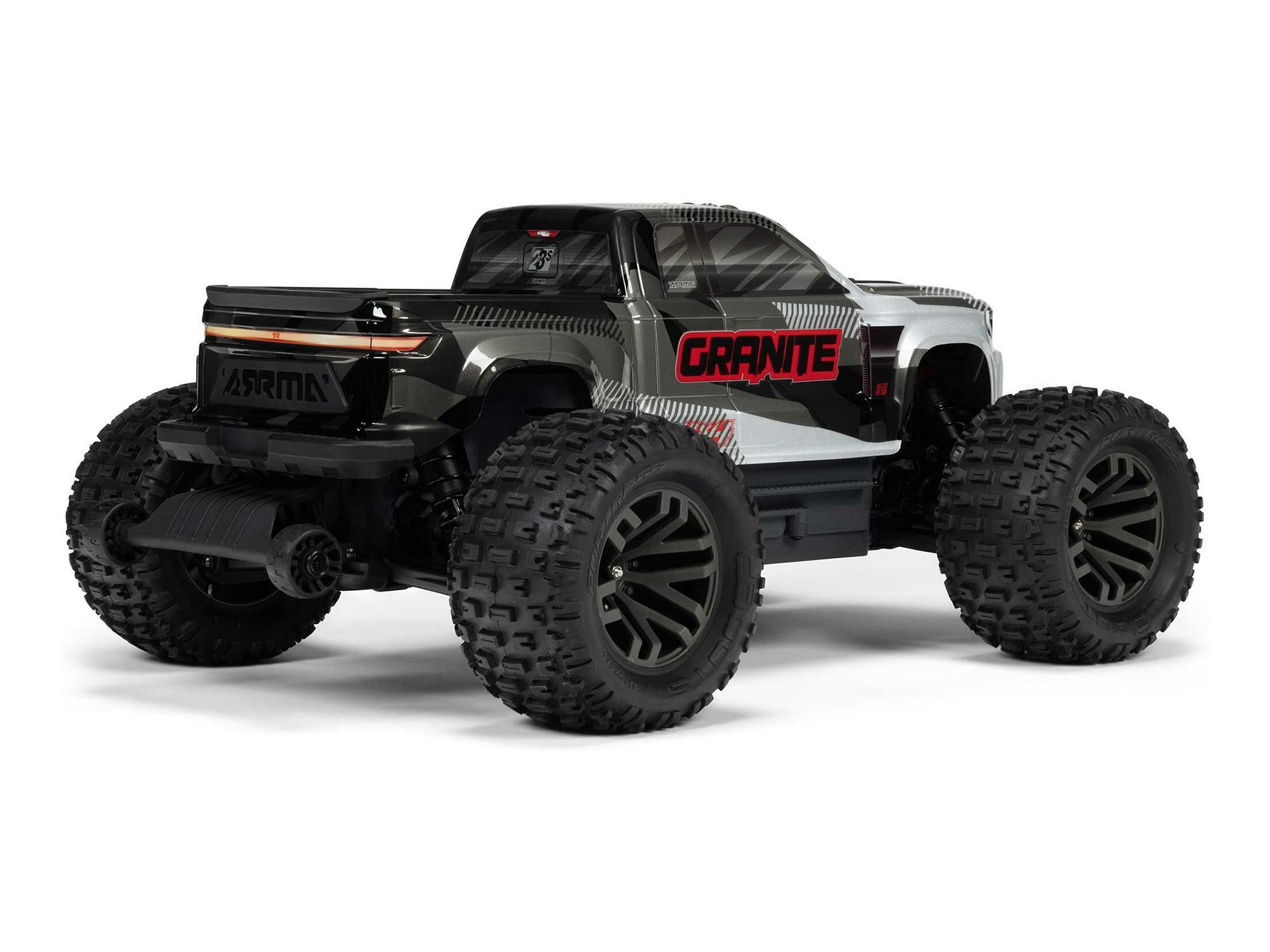 gun metal 1/10 GRANITE 223S DSC 4X4 RTR Monster Truck - Image 3