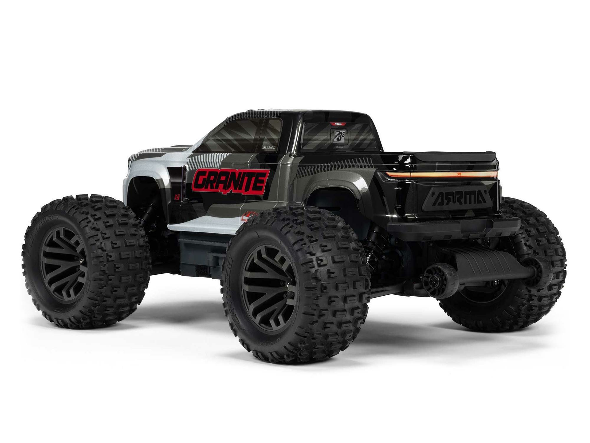 gun metal 1/10 GRANITE 223S DSC 4X4 RTR Monster Truck - Image 4