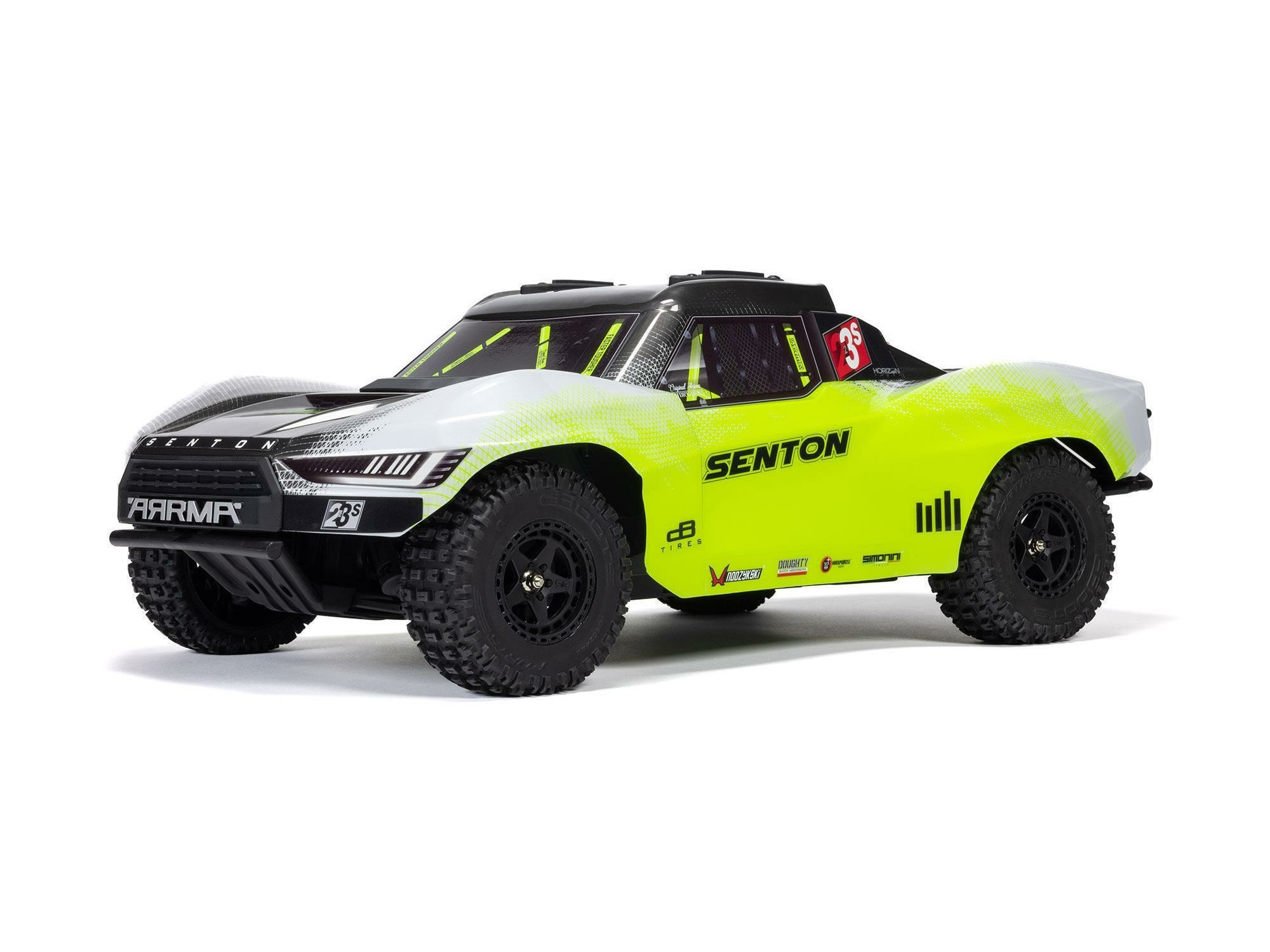gunmetal and yellow 1/10 SENTON 223S BLX 4X4 SCT RTR with DSC