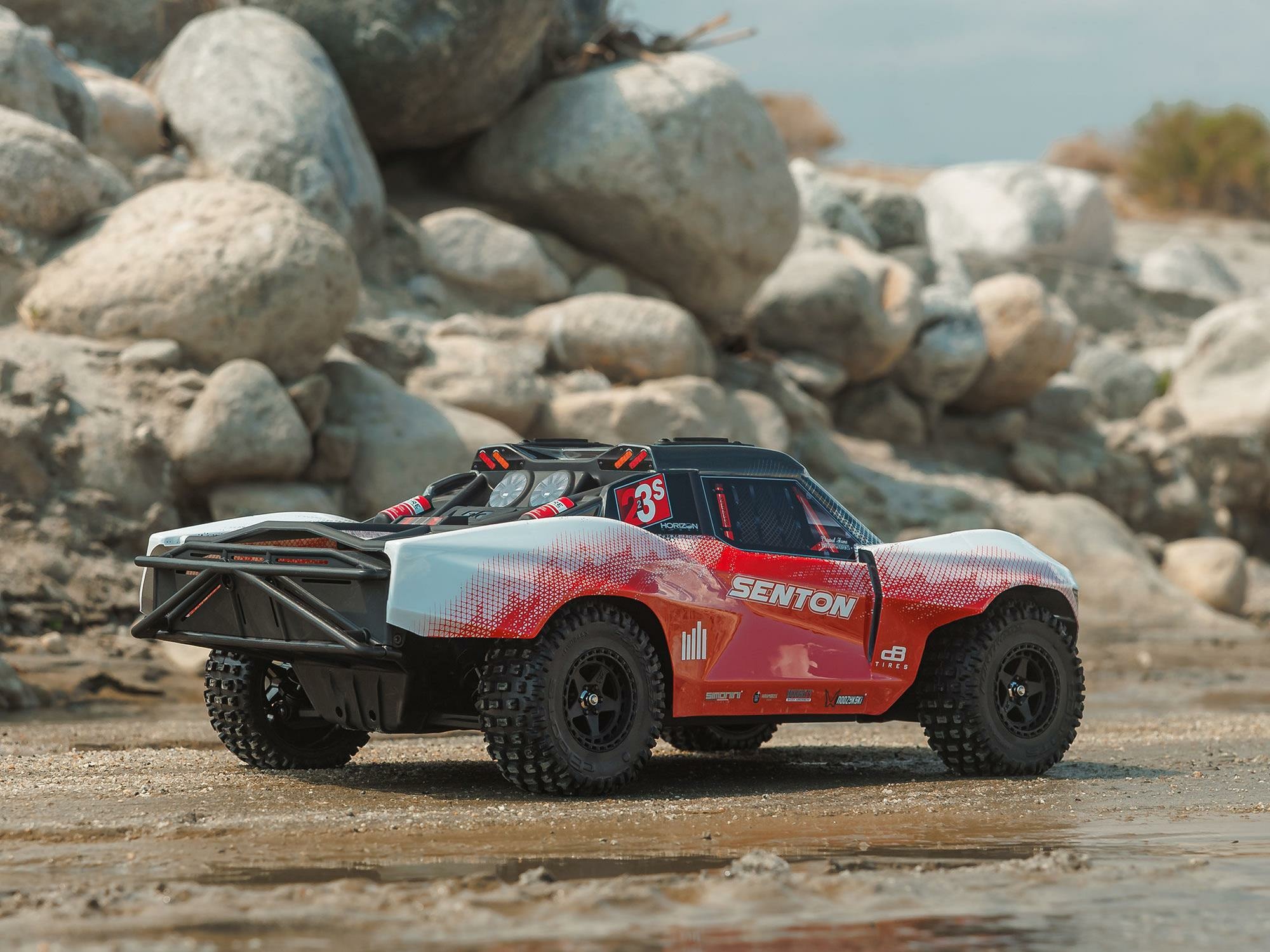 gunmetal and red 1/10 SENTON 223S BLX 4X4 SCT RTR with DSC - Image 17