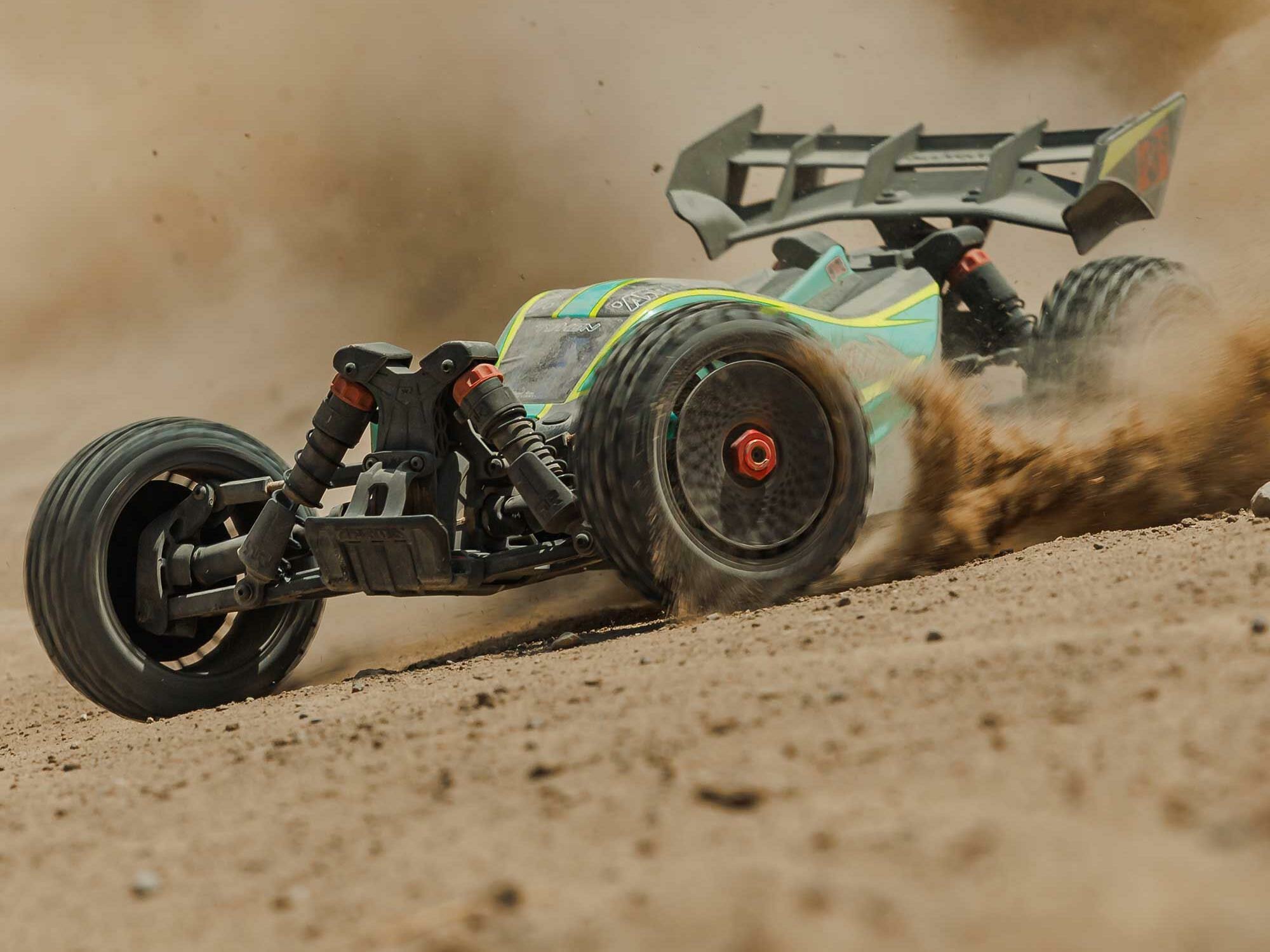 green 1/8 TYPHON 223S BLX 4X4 Buggy RTR with DSC - Image 10