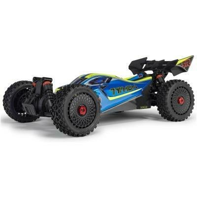 blue 1/8 TYPHON 223S BLX 4X4 Buggy RTR with DSC