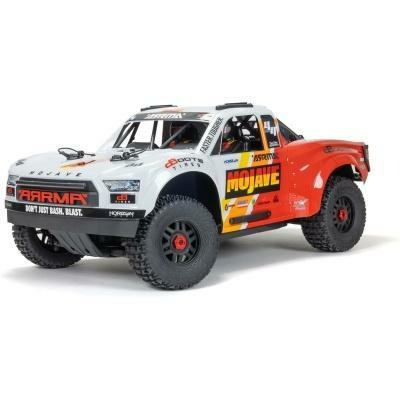 white 1/8 MOJAVE 4S 4X4 BLX DT (with Centre Diff) RTR