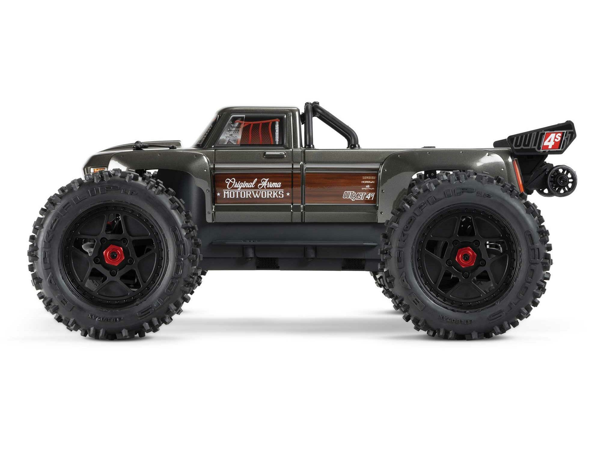 gun metal 1/10 OUTCAST 4S 4X4 BLX Stunt MT (with Centre Diff) - Image 3