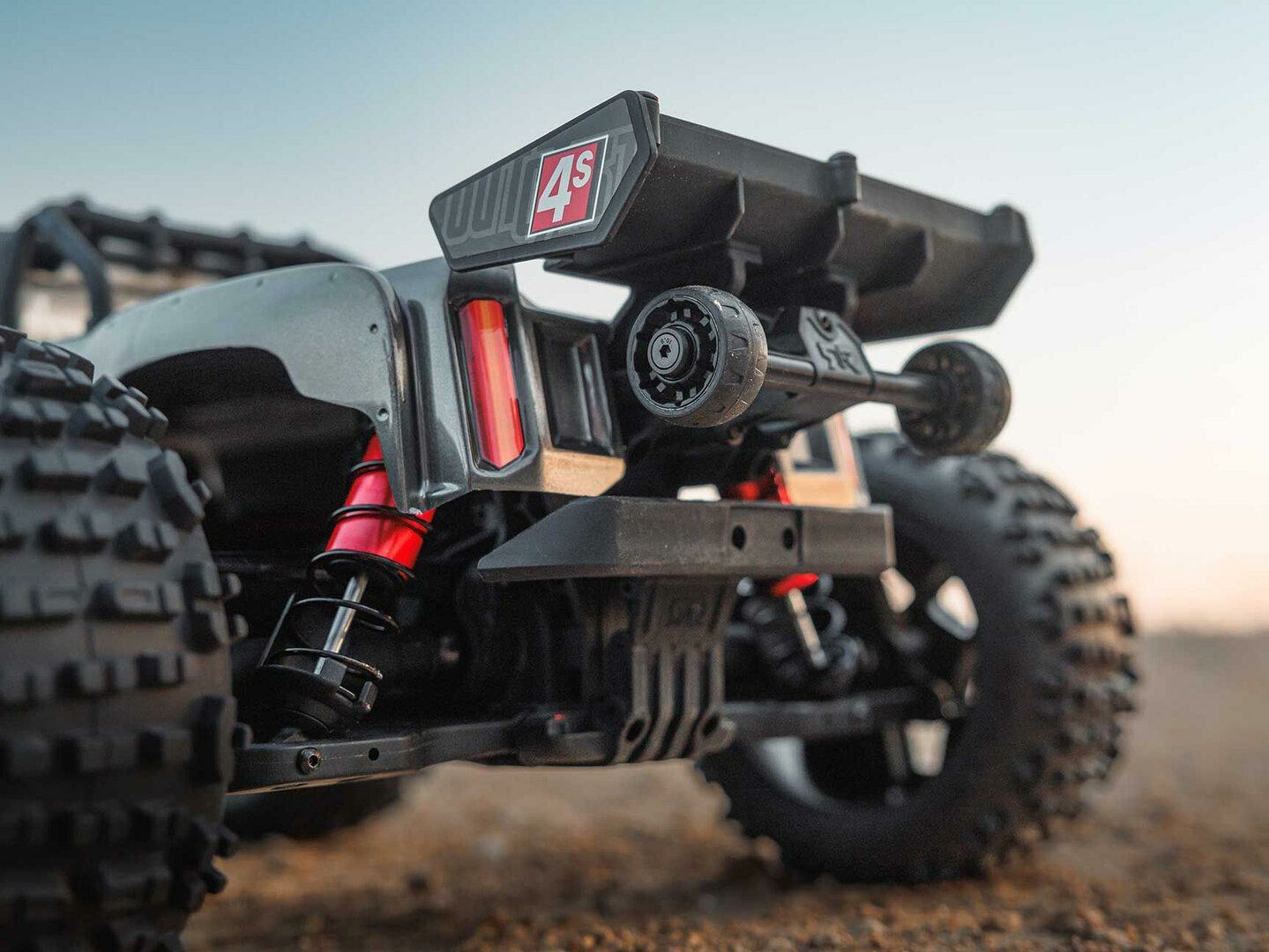 gun metal 1/10 OUTCAST 4S 4X4 BLX Stunt MT (with Centre Diff) - Image 15