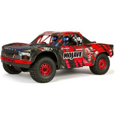 red and black 1/7 MOJAVE 6S 4X4 BLX Desert Truck RTR