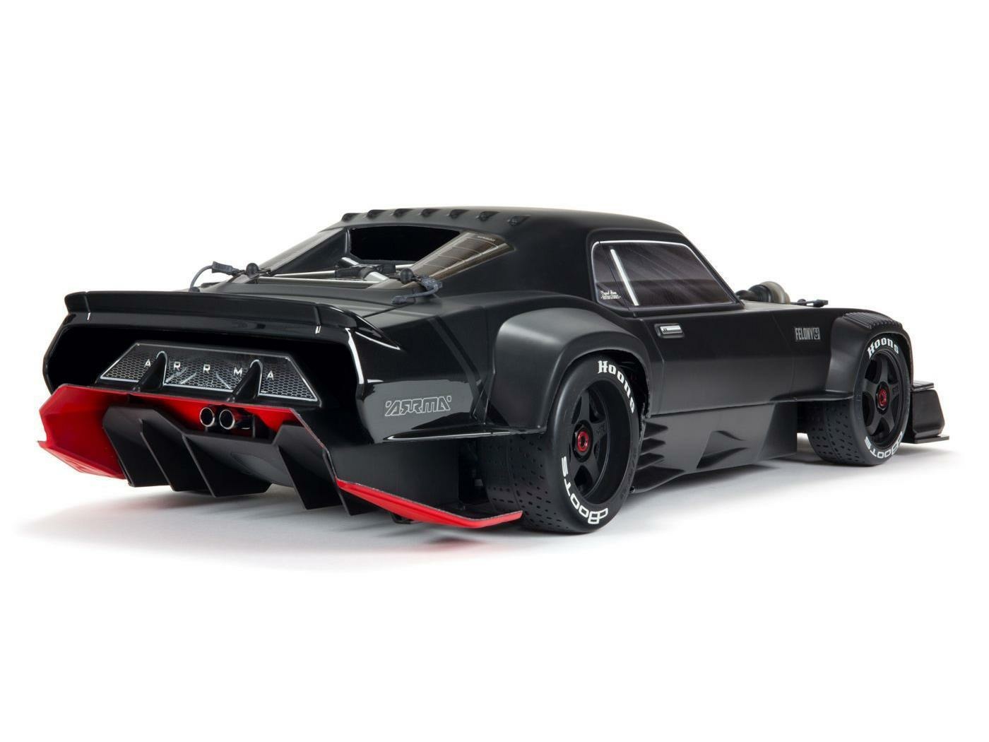 BLACK 1/7 FELONY 6S 4X4 BLX Resto-Mod Muscle Car RTR - Image 3