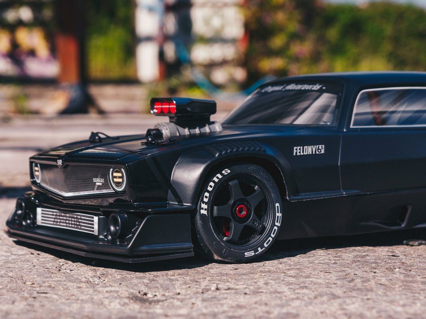 BLACK 1/7 FELONY 6S 4X4 BLX Resto-Mod Muscle Car RTR - Image 19