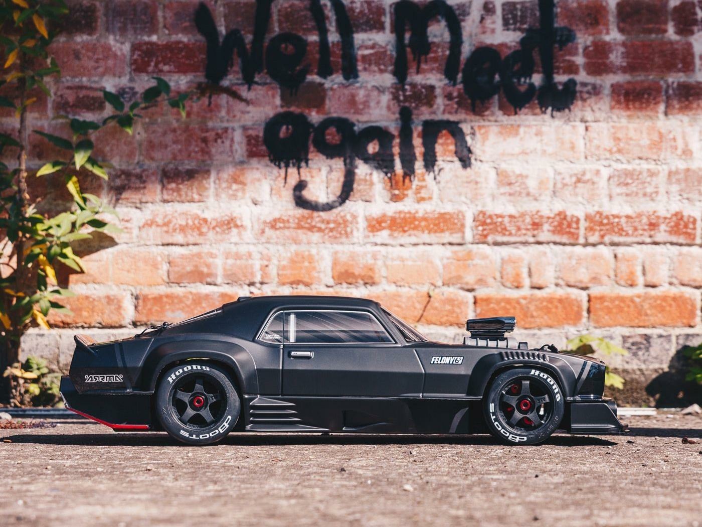 BLACK 1/7 FELONY 6S 4X4 BLX Resto-Mod Muscle Car RTR - Image 21
