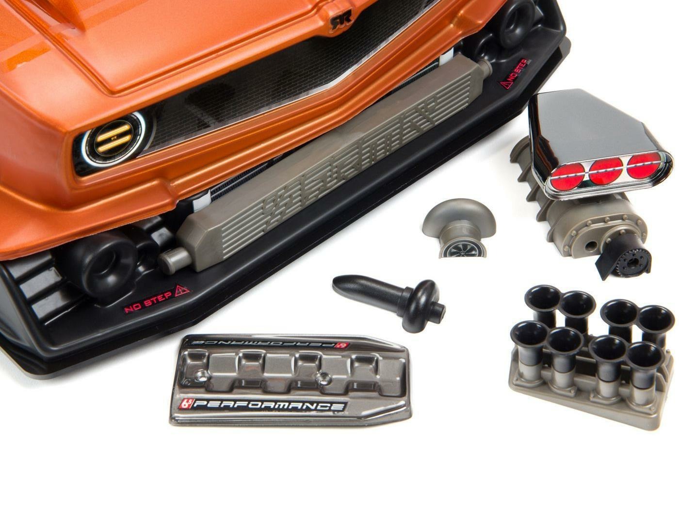 orange 1/7 FELONY 6S 4X4 BLX Resto-Mod Muscle Car RTR - Image 2