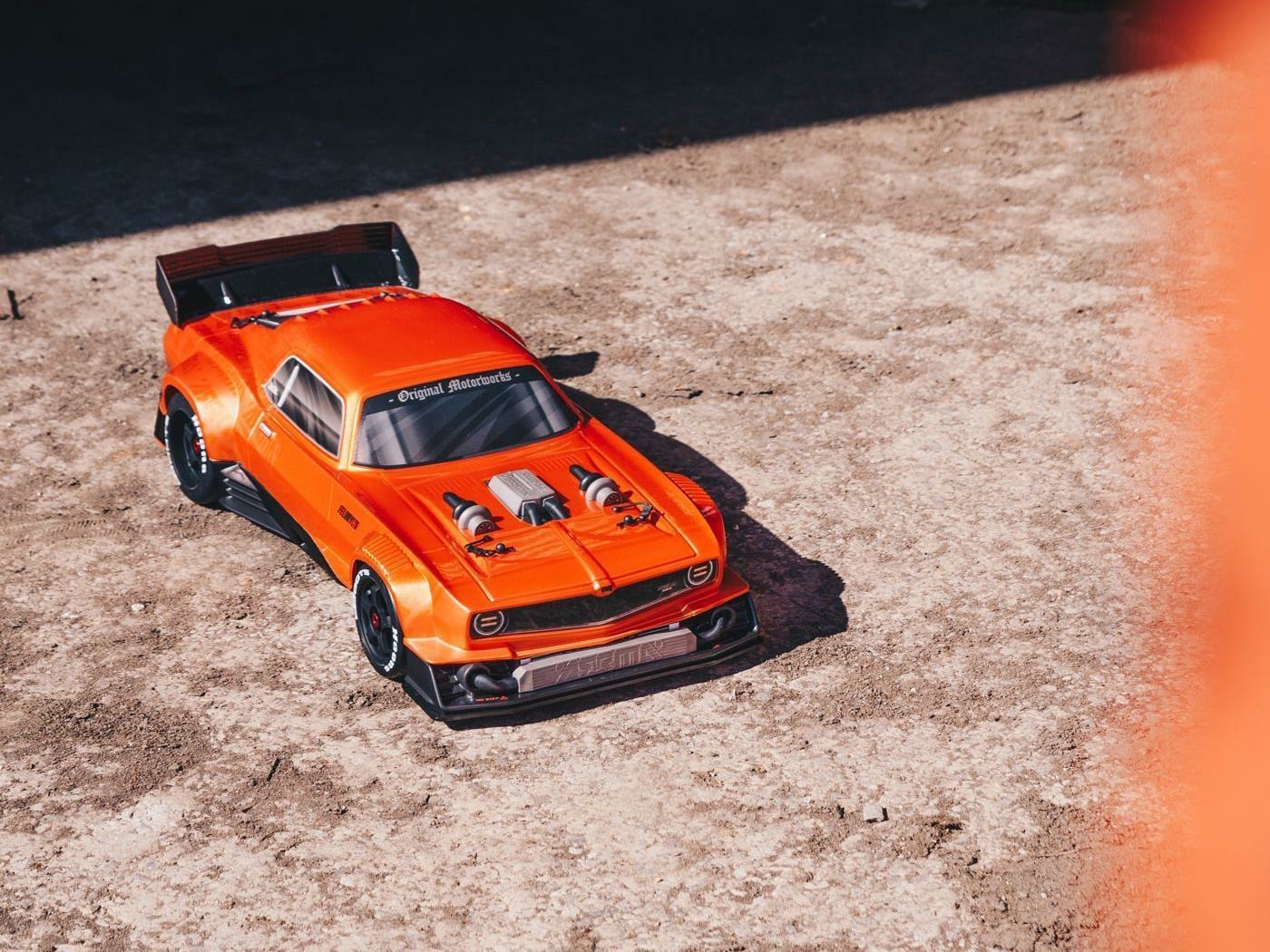 orange 1/7 FELONY 6S 4X4 BLX Resto-Mod Muscle Car RTR - Image 18