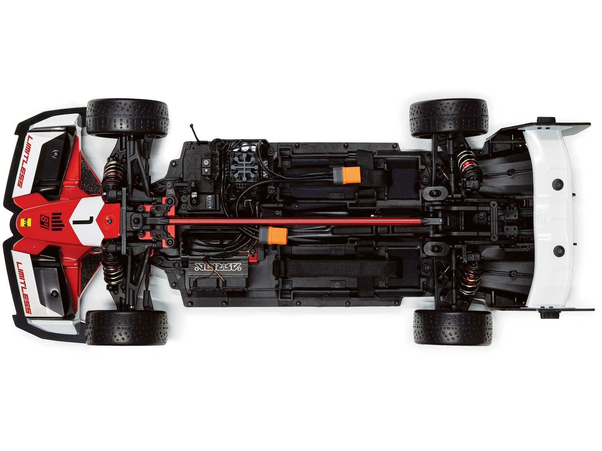black and red 1/7 LIMITLESS 120 8S AVC 4X4 RTR Street Speed - Image 9
