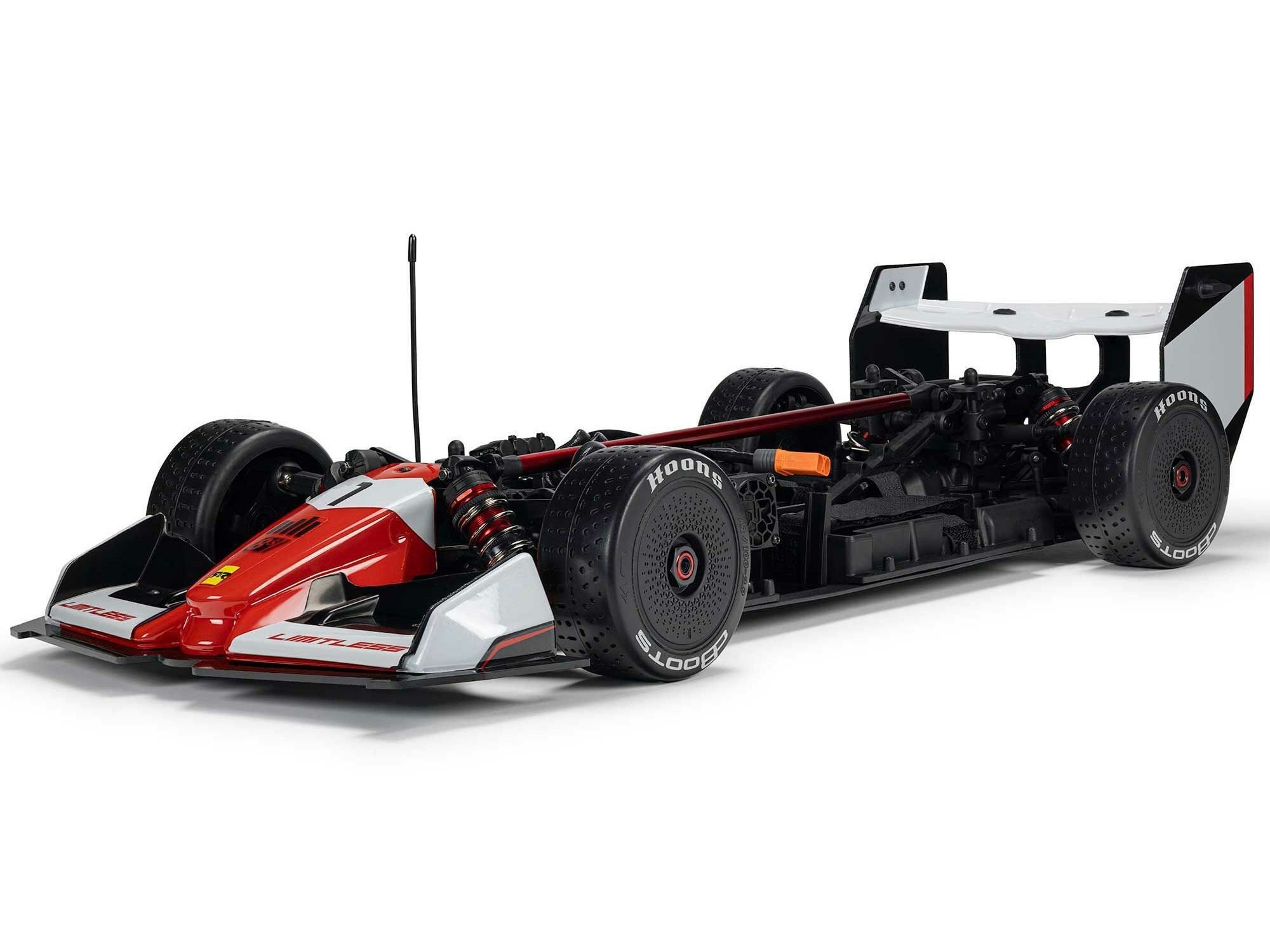 black and red 1/7 LIMITLESS 120 8S AVC 4X4 RTR Street Speed - Image 11