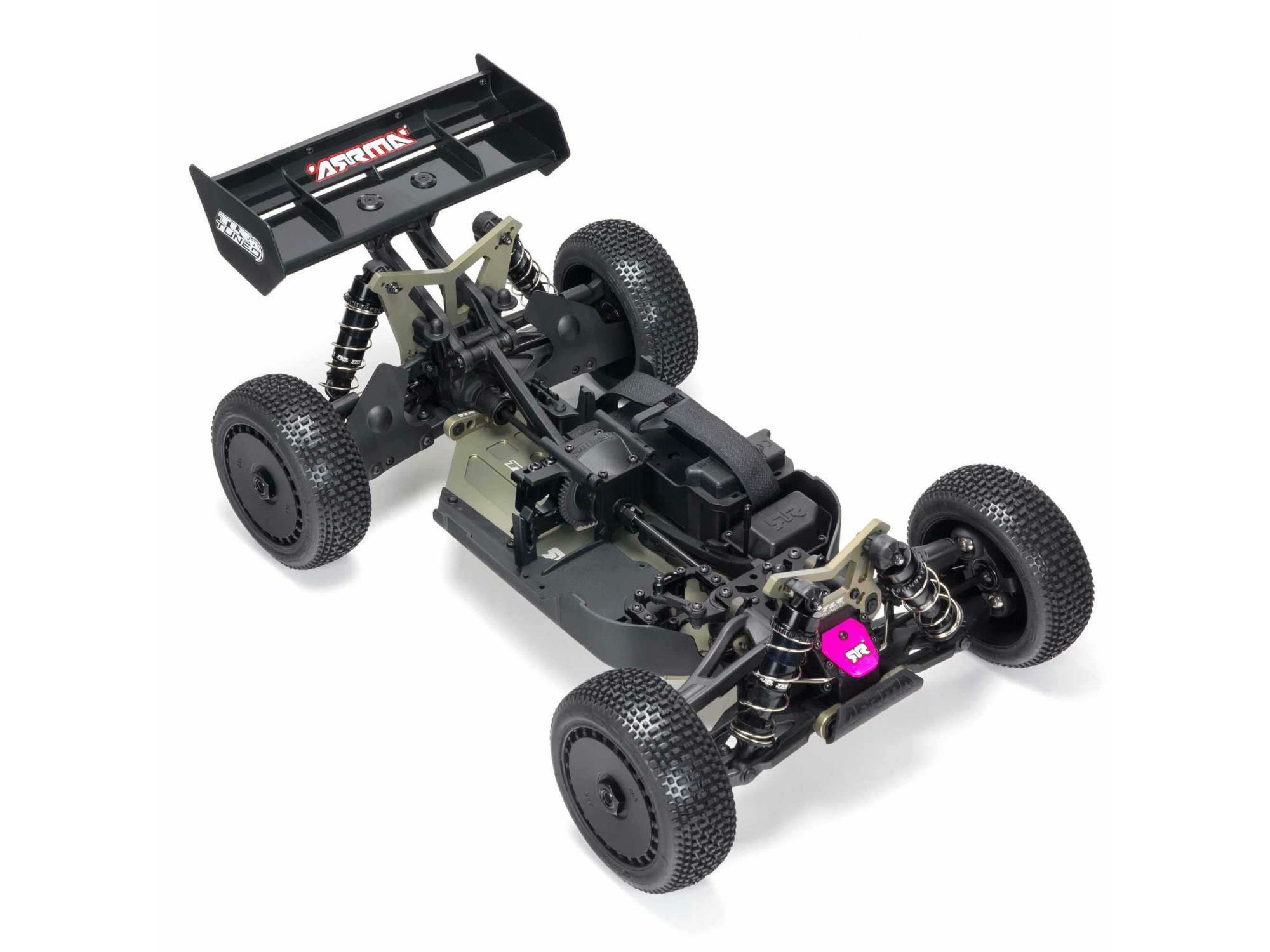 pink and purple 1/8 TLR TUNED TYPHON Race Ready Roller - Image 6