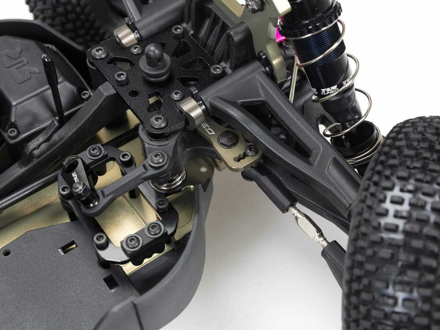 pink and purple 1/8 TLR TUNED TYPHON Race Ready Roller - Image 9