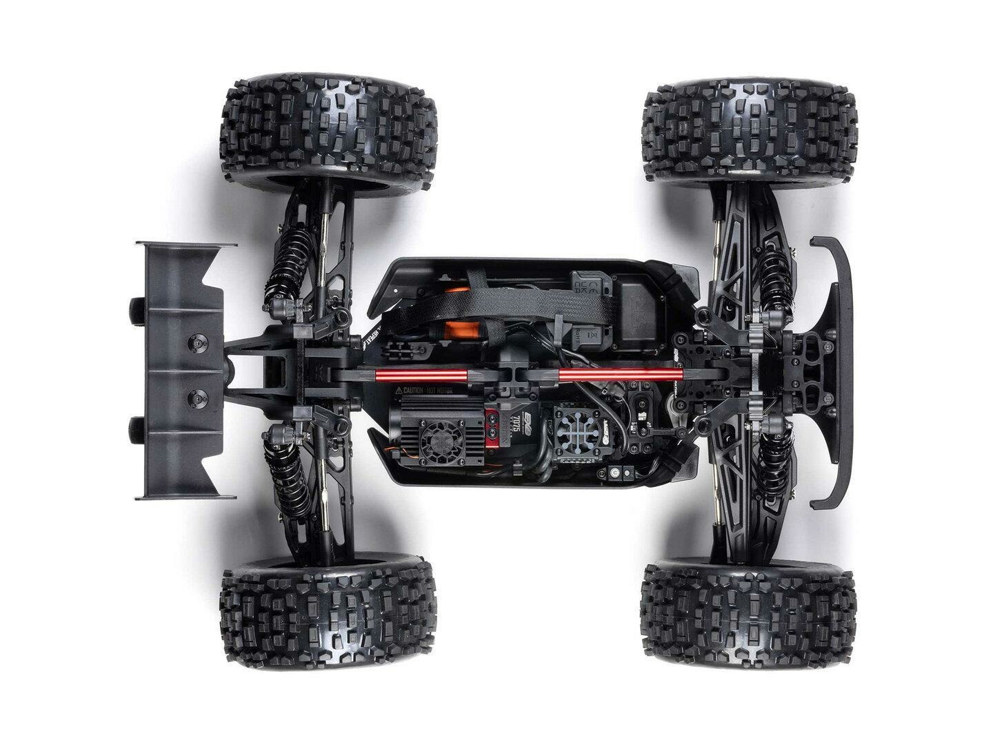 black 1/8 NOTORIOUS 6S V6 4X4 BLX Stunt Truck RTR - Image 6