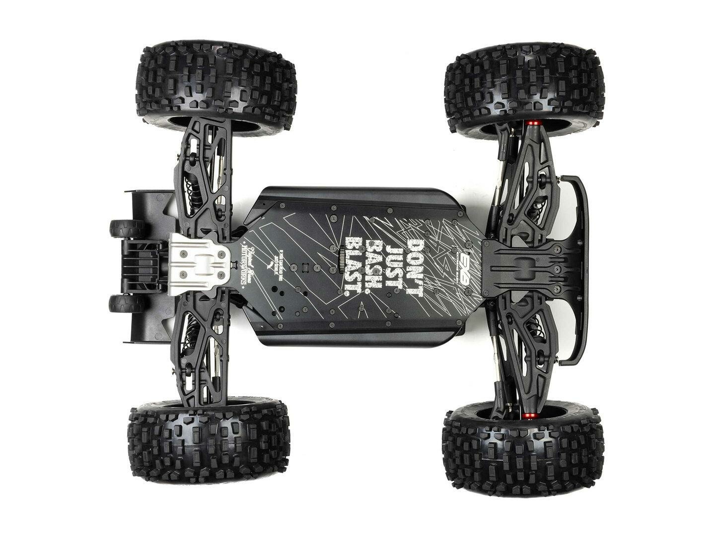 black 1/8 NOTORIOUS 6S V6 4X4 BLX Stunt Truck RTR - Image 7