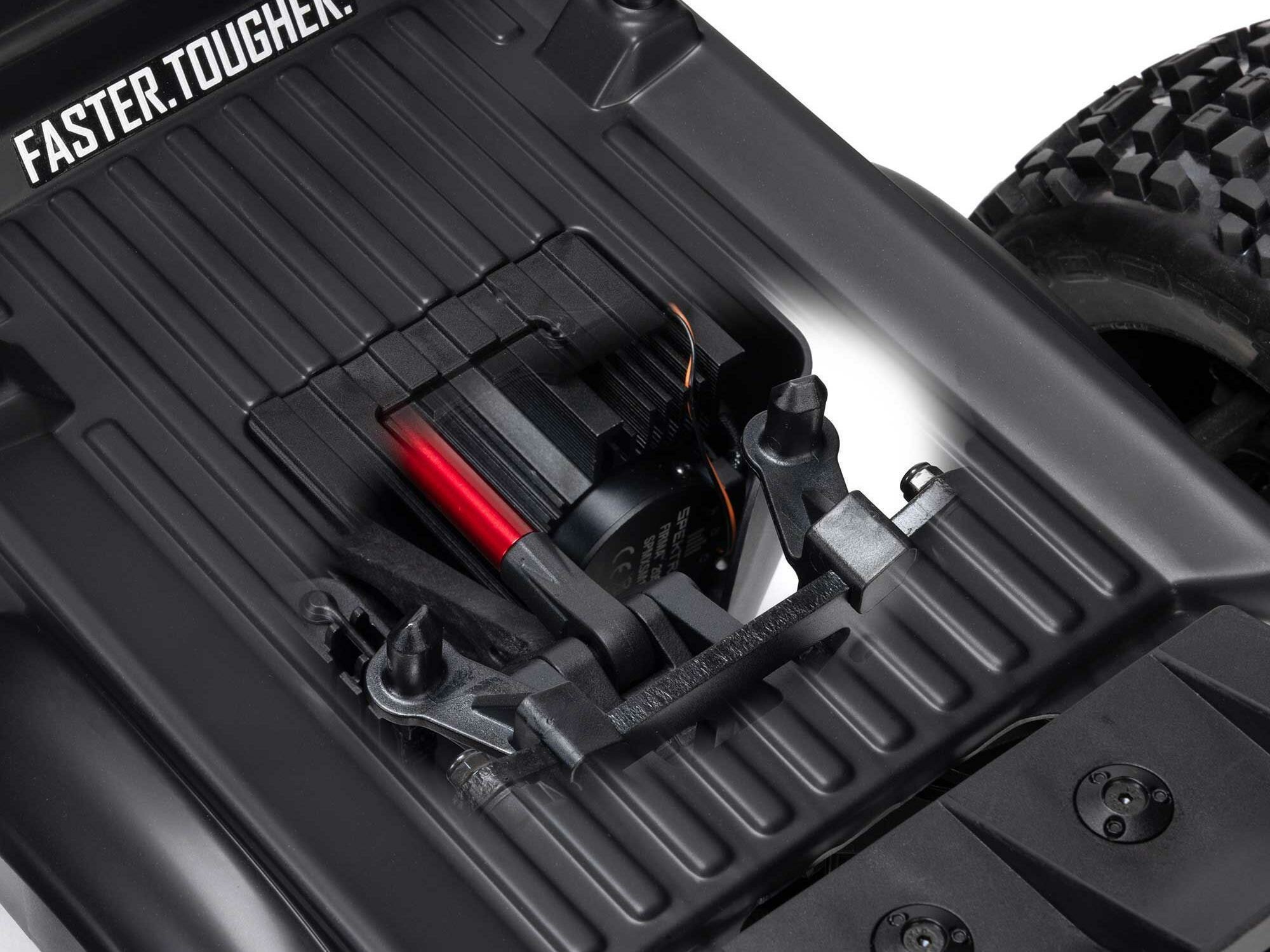 black 1/8 NOTORIOUS 6S V6 4X4 BLX Stunt Truck RTR - Image 10