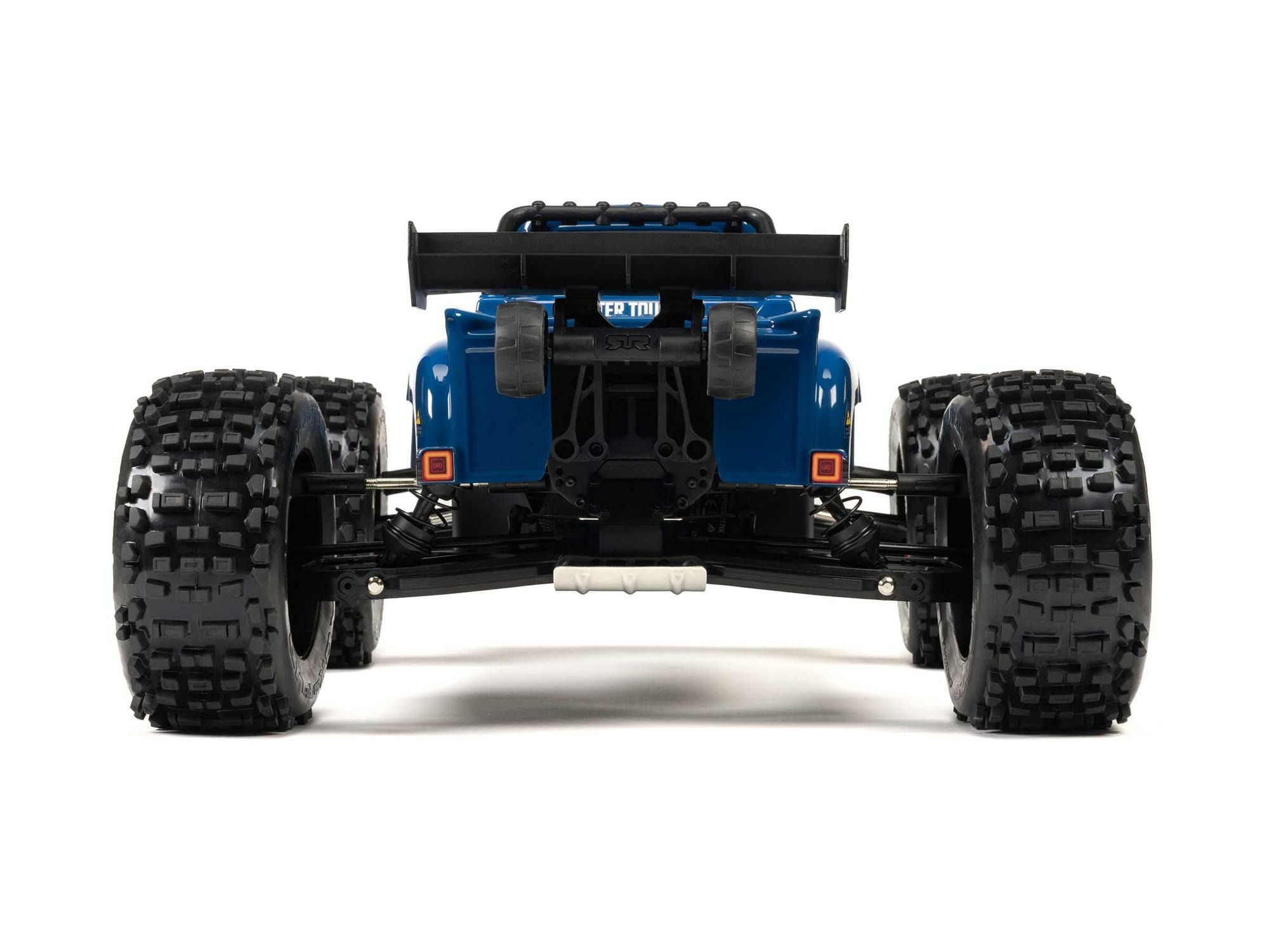 blue 1/8 NOTORIOUS 6S V6 4X4 BLX Stunt Truck RTR - Image 5