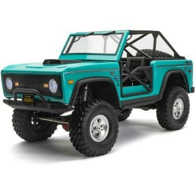 teal 1/10 SCX10 III Early Ford Bronco 4WD Rock Crawler RTR