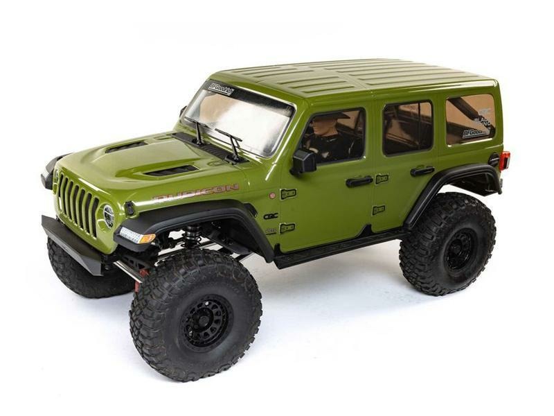 GREEN 1/6 SCX6 Jeep JLU Wrangler 4WD Rock Crawler RTR