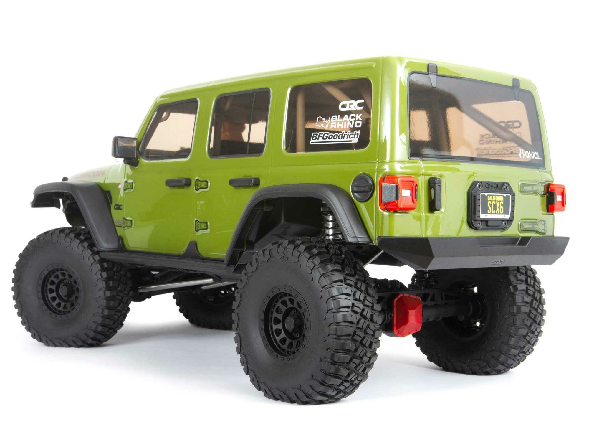 GREEN 1/6 SCX6 Jeep JLU Wrangler 4WD Rock Crawler RTR - Image 4