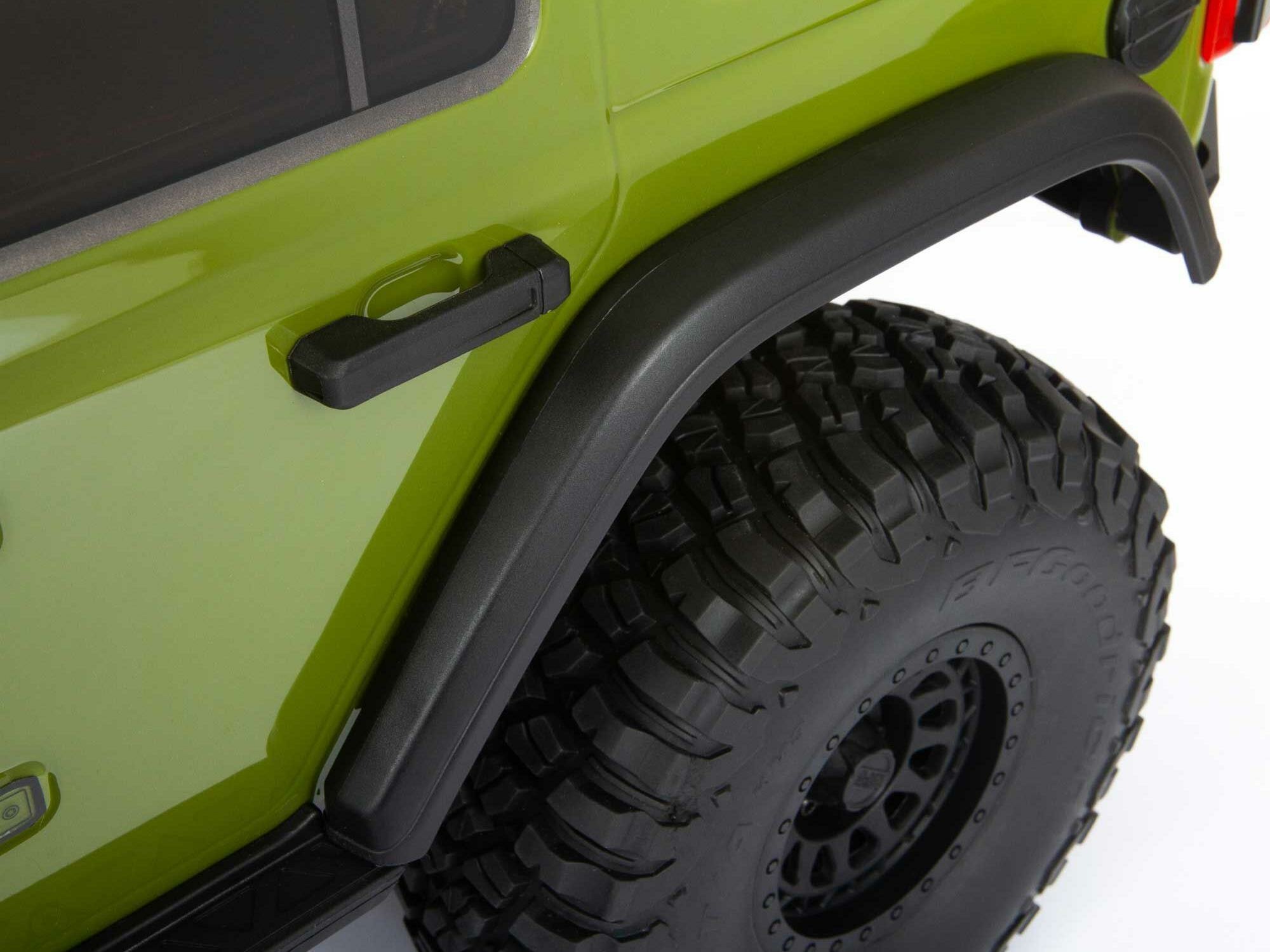 GREEN 1/6 SCX6 Jeep JLU Wrangler 4WD Rock Crawler RTR - Image 13