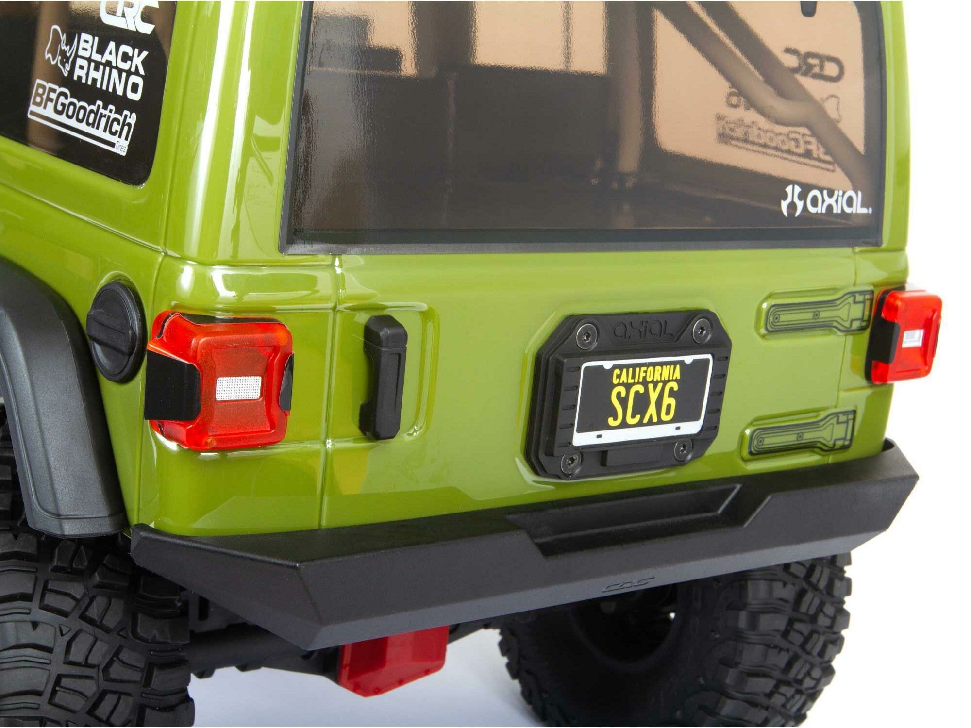 GREEN 1/6 SCX6 Jeep JLU Wrangler 4WD Rock Crawler RTR - Image 14