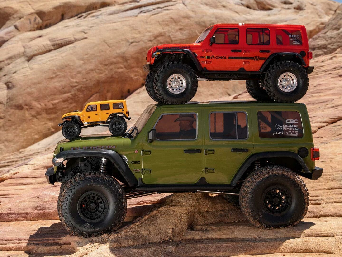 GREEN 1/6 SCX6 Jeep JLU Wrangler 4WD Rock Crawler RTR - Image 21