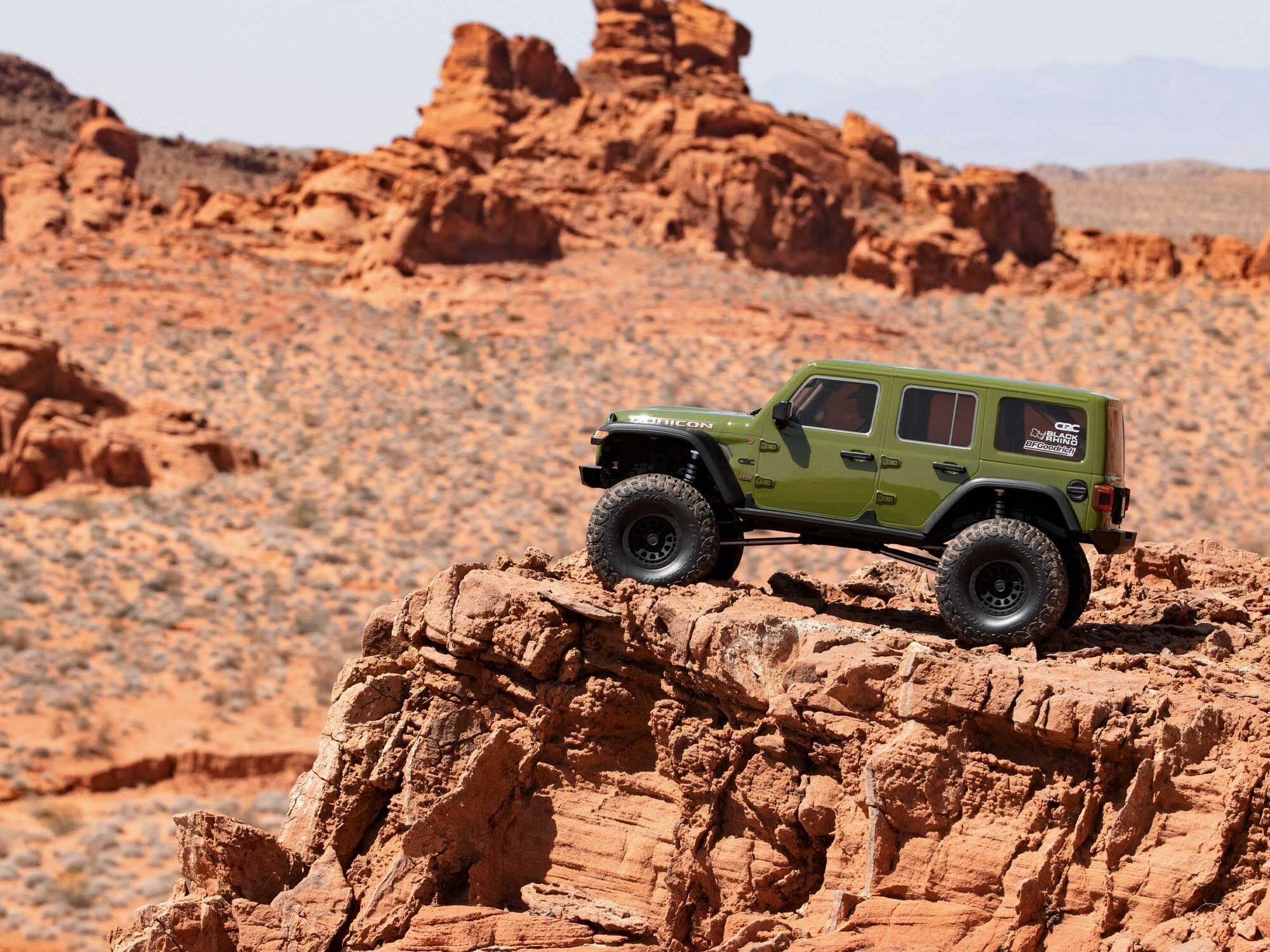 GREEN 1/6 SCX6 Jeep JLU Wrangler 4WD Rock Crawler RTR - Image 23