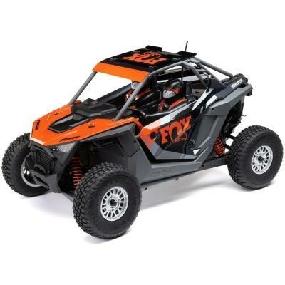 ORANGE AND BLACK 1/10 POLARIS RZR Rey 4WD Utility Terrain Vehicle RTR FOX