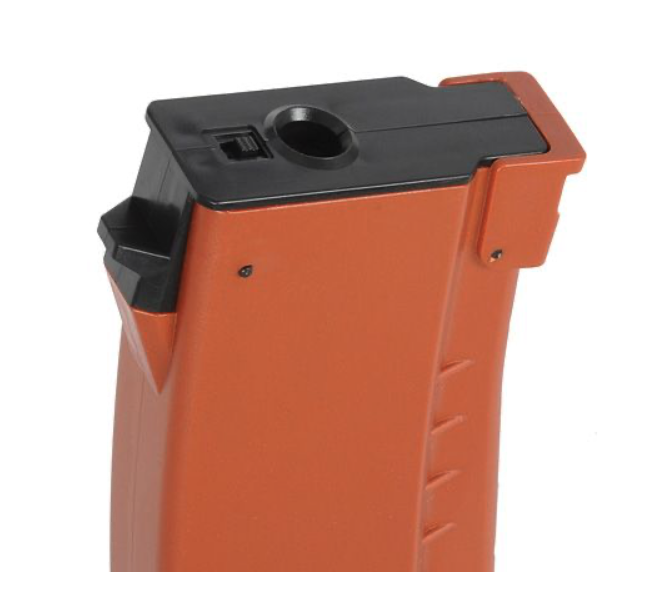 S&T AK74/AK105 Series Mid-Cap Magazine (190 Rounds - Orange - STMAG29MOR) - Image 5
