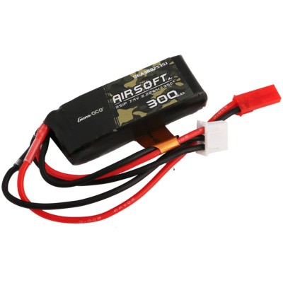 GensAce Airsoft 2S 300mAh 35C with JST (HPA Control)