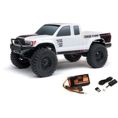 AXIIAL 1/24 SCX24 Base Camp 4WD Rock Crawler RTR White