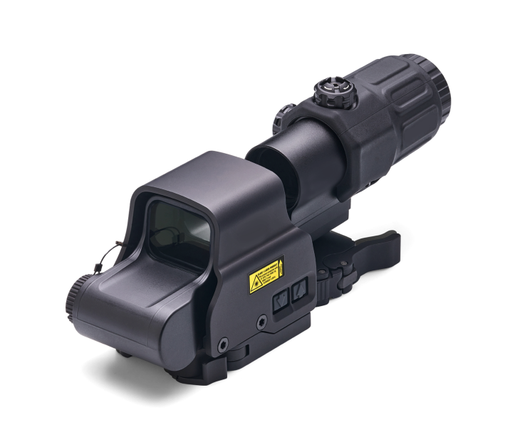 Rebel HHS Red/Green Holographic Hybrid Sight EXPS with G33 Magnifier - Black - Image 2