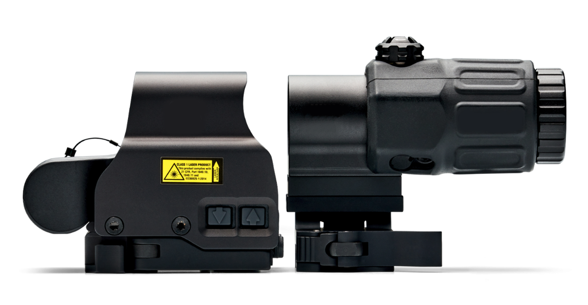 Rebel HHS Red/Green Holographic Hybrid Sight EXPS with G33 Magnifier - Black - Image 4