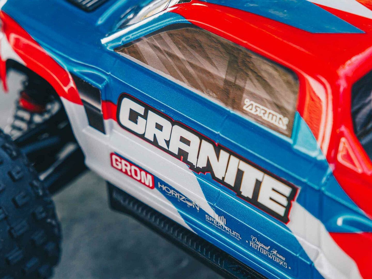 blue 1/18 GRANITE GROM MEGA 4X4 MT with Battery & Charger - Image 11