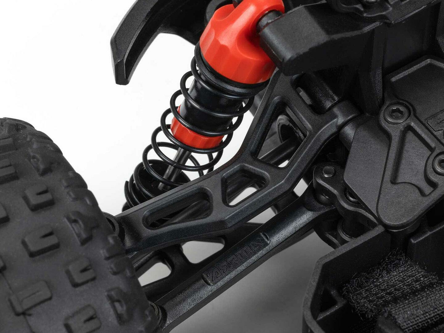 red 1/18 GRANITE GROM MEGA 4X4 MT with Battery & Charger - Image 3