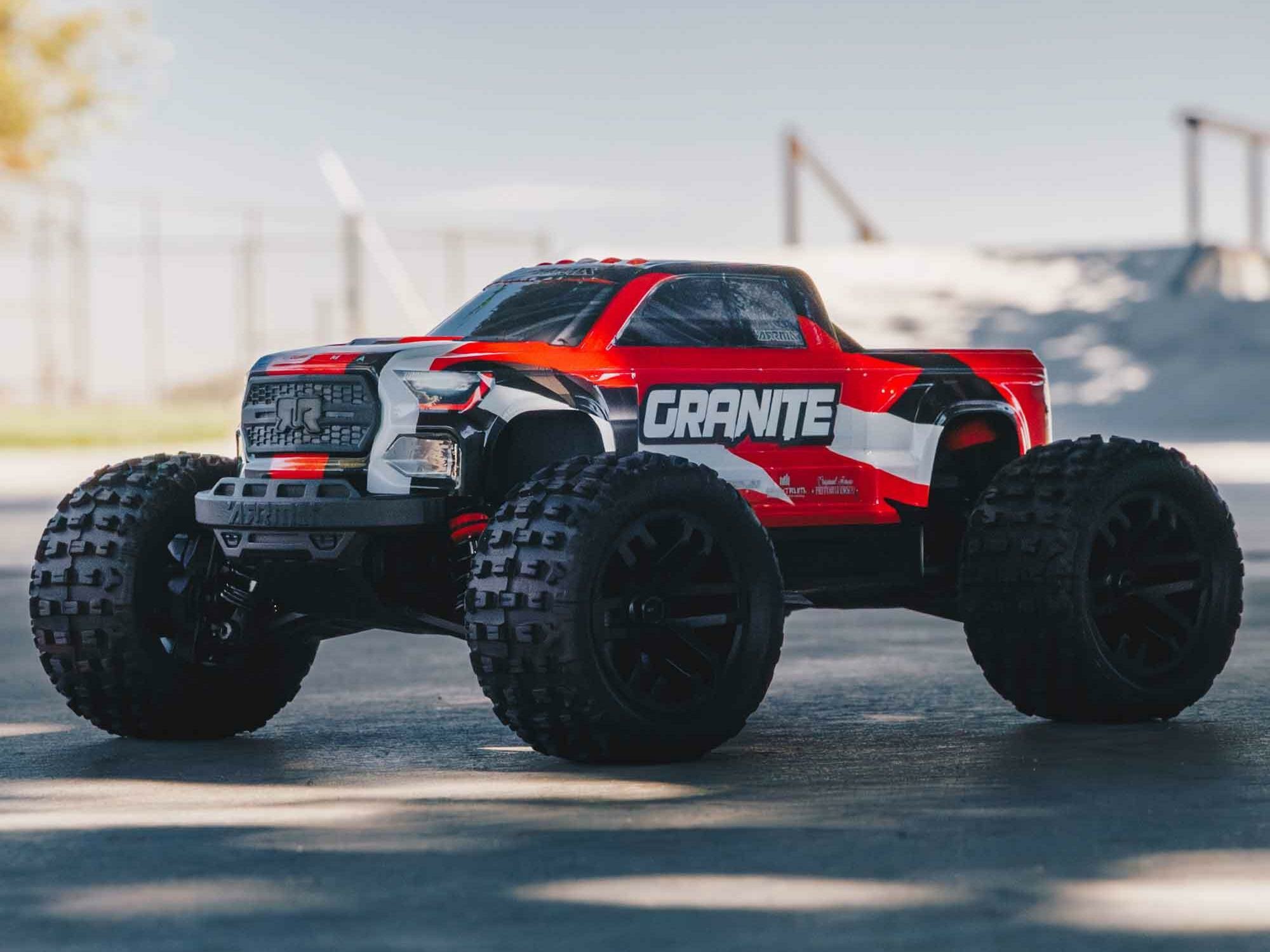 red 1/18 GRANITE GROM MEGA 4X4 MT with Battery & Charger - Image 16