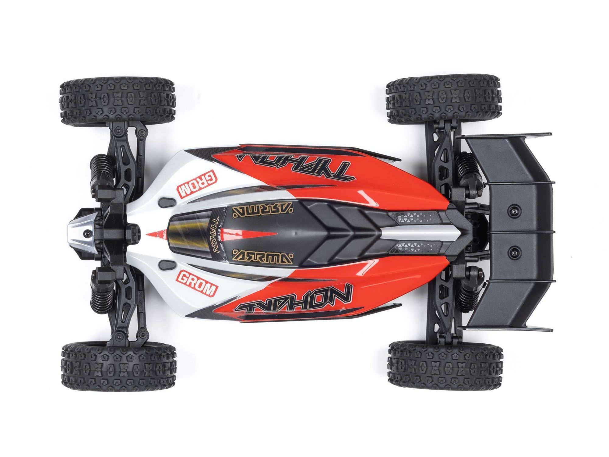 red 1/14 TYPHON GROM MEGA 4X4 Buggy with Battery & Charger - Image 10