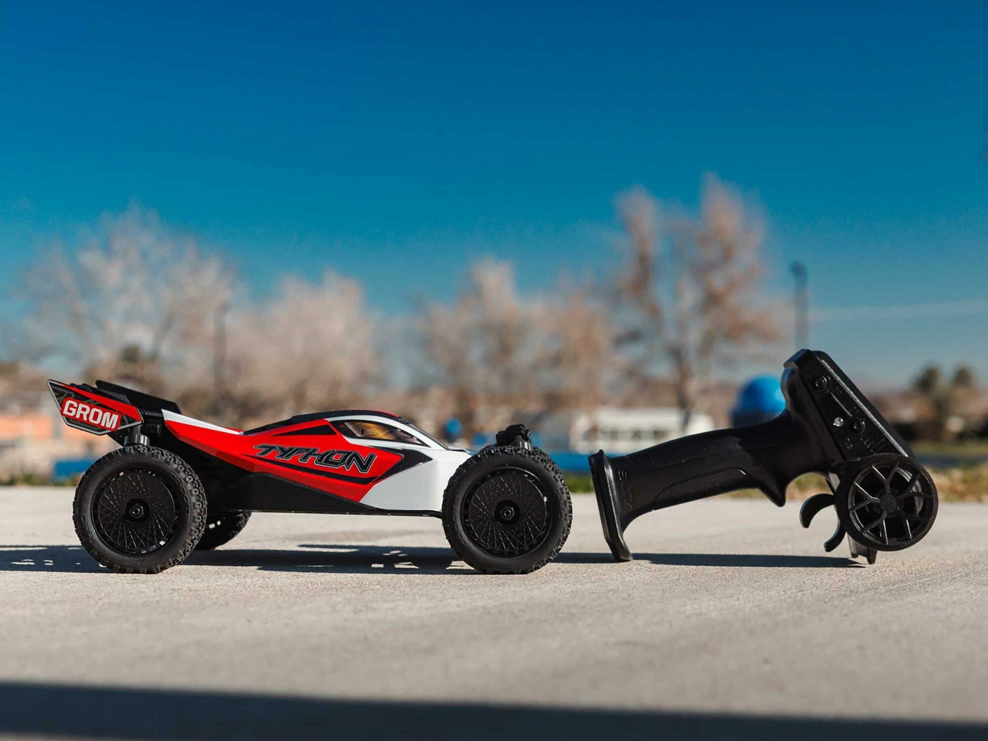 red 1/14 TYPHON GROM MEGA 4X4 Buggy with Battery & Charger - Image 25