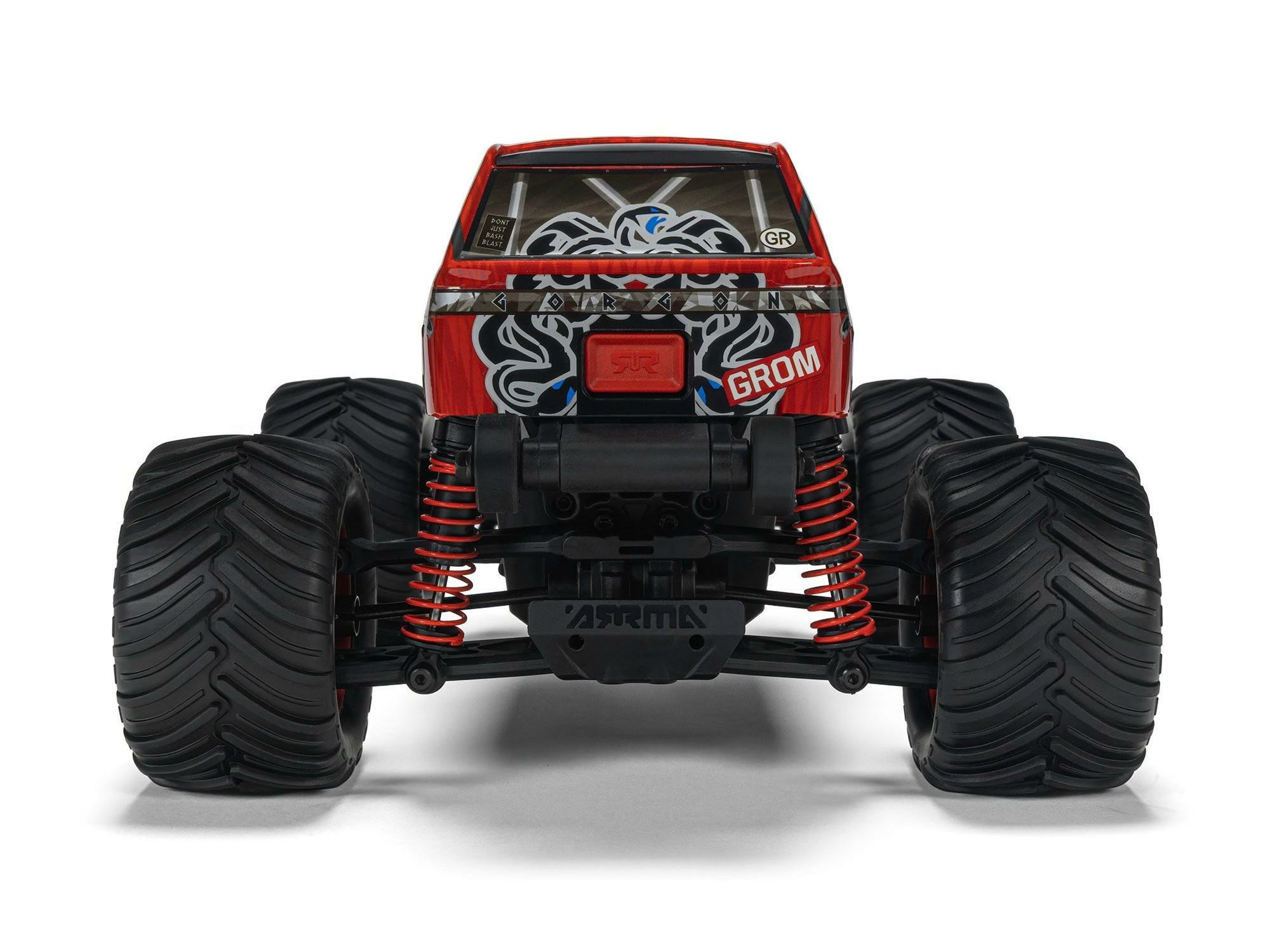 red ARRMA 1/16 GORGON GROM 4X4 brushed RTR Monster Truck - Image 5