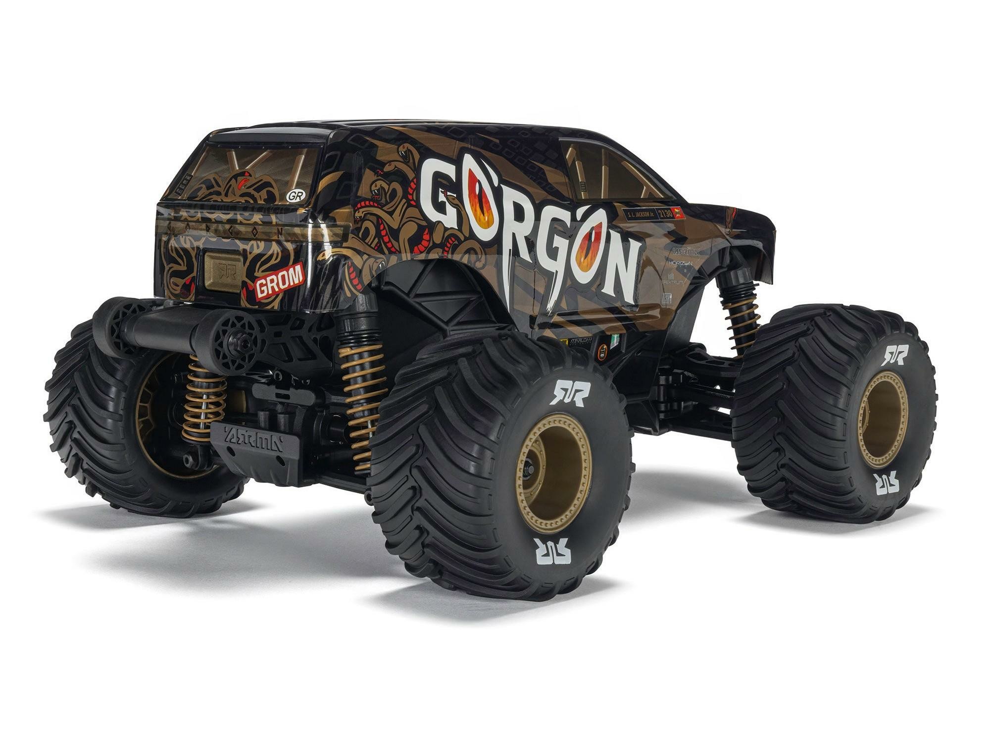 bronze ARRMA 1/16 GORGON GROM 4X4 brushed RTR Monster Truck - Image 2