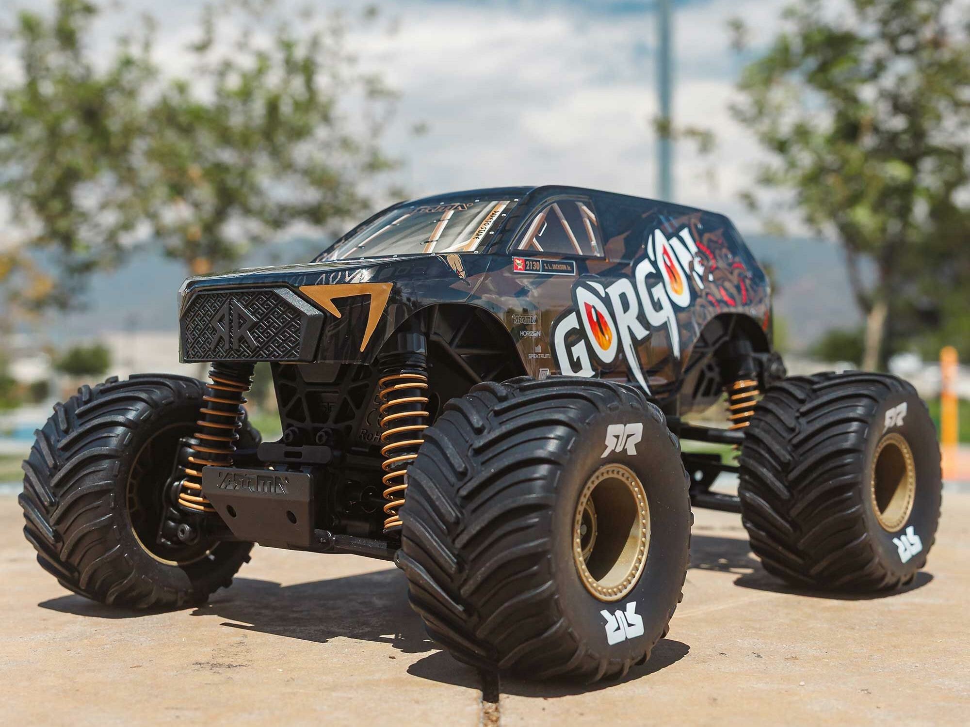 bronze ARRMA 1/16 GORGON GROM 4X4 brushed RTR Monster Truck - Image 18