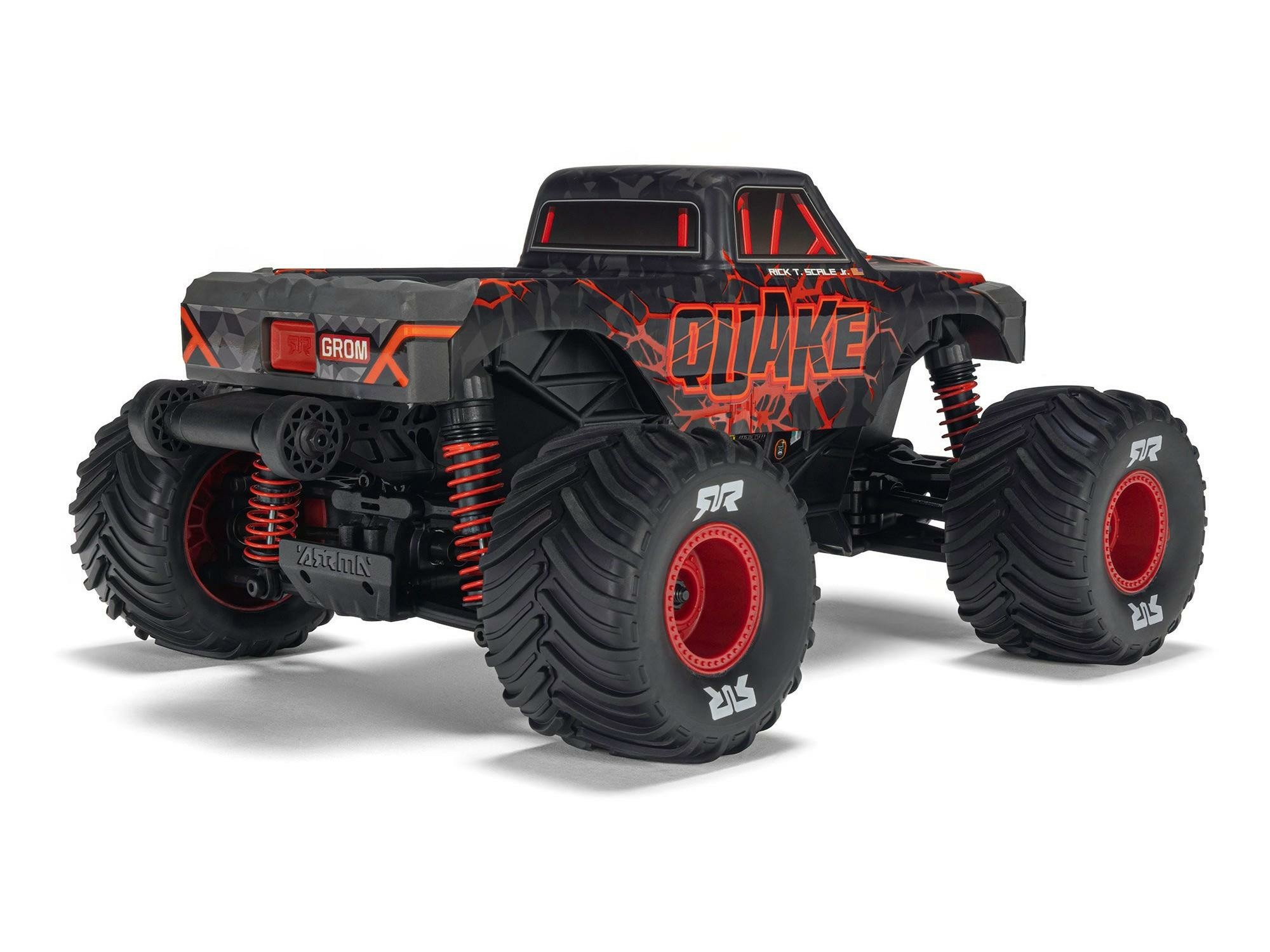 red 1/16 QUAKE GROM 4X4 RTR Monster Truck - Image 3